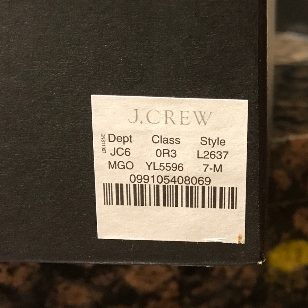 J. CREW SEVILLE METALLIC ESPADRILLE WEDGES - Picture 14 of 14